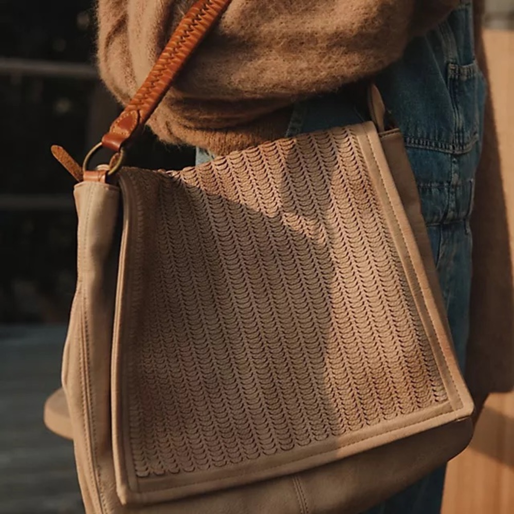 Free People Golden Valley Vegan Messenger Bag